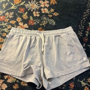 Vuori Light Gray Women's Athletic Shorts